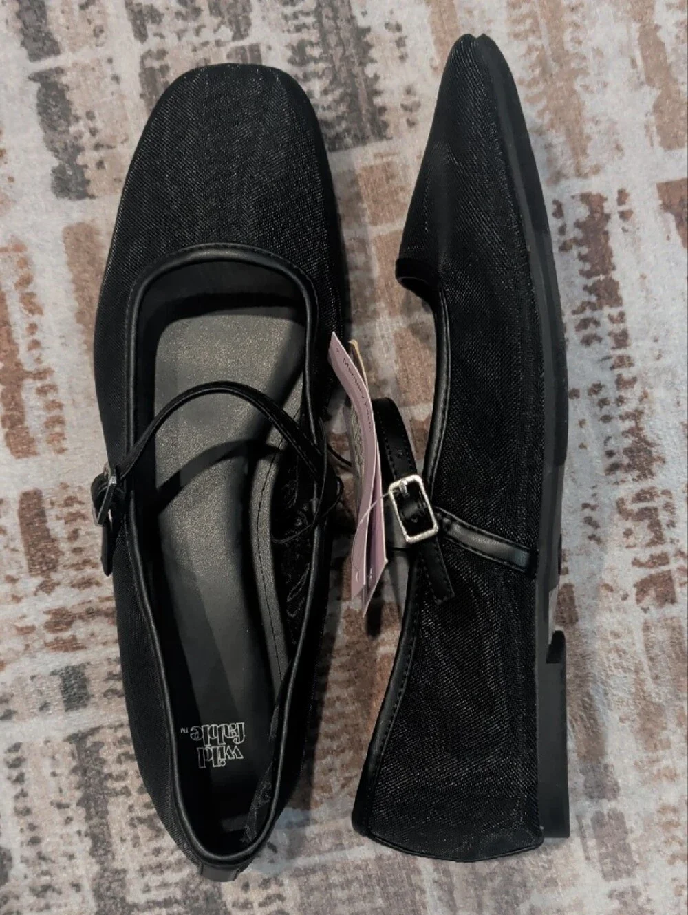 Wild Fable Black Matte Elsa Mary Jane Flats